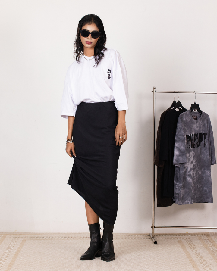 NOIR DRAGON PRINTED TEE