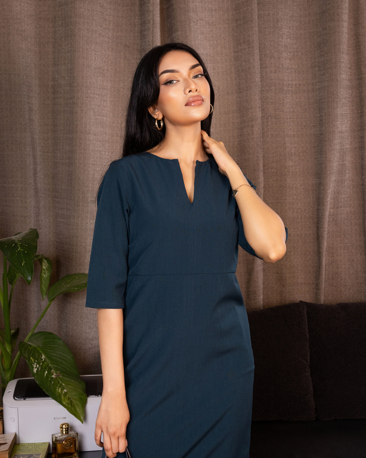 LOLA DARK GREEN BODYCONE DRESS