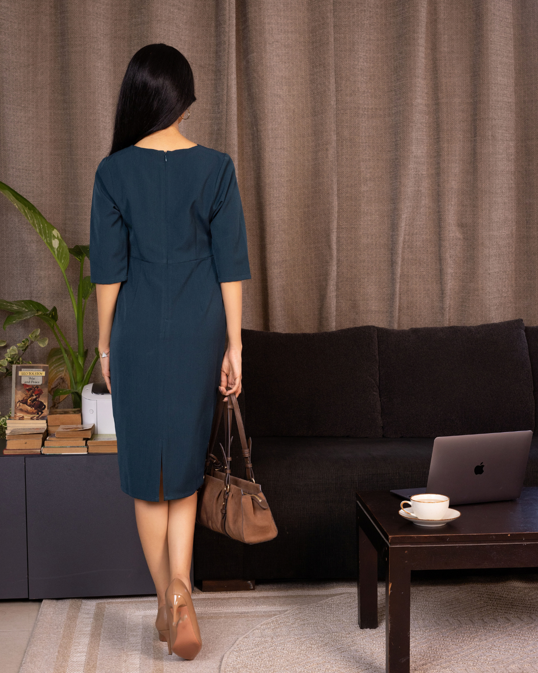 LOLA DARK GREEN BODYCONE DRESS