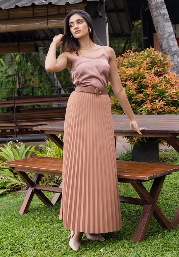 LIVVIE PLEATED SKIRT