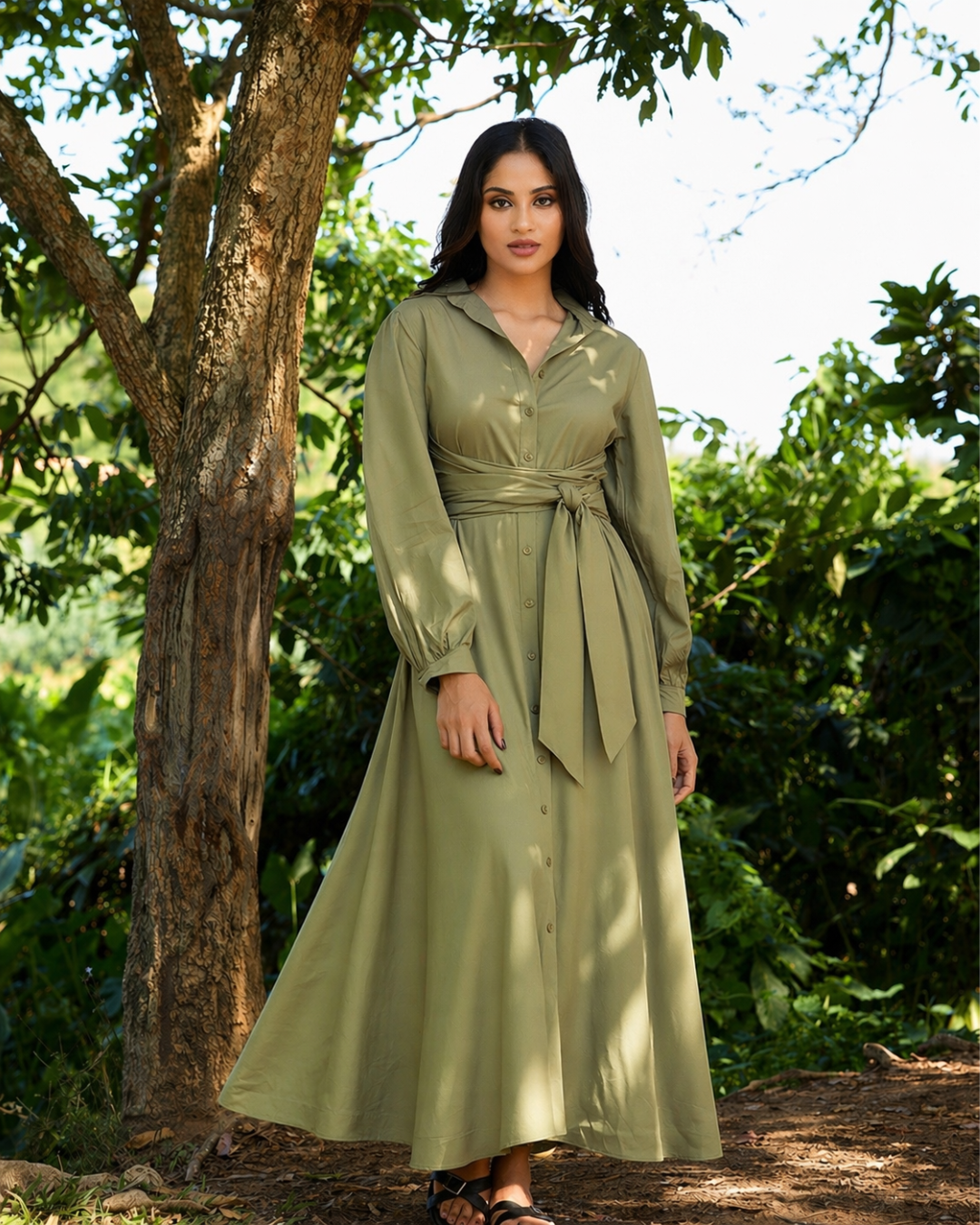 MAZIE FRONT CROSS OVER DRESS