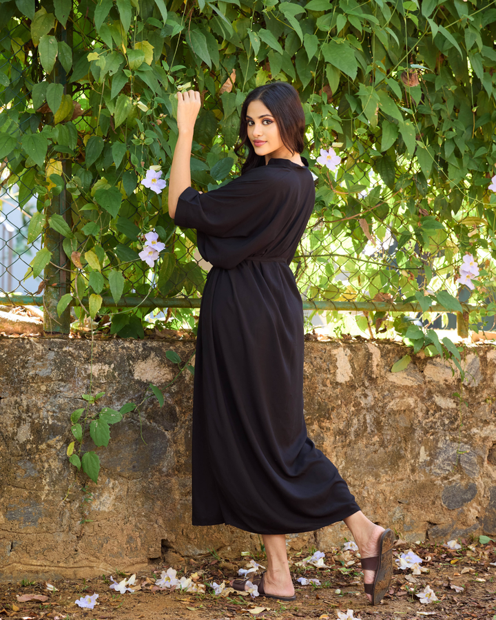 ANALIA BLACK MAXI DRESS