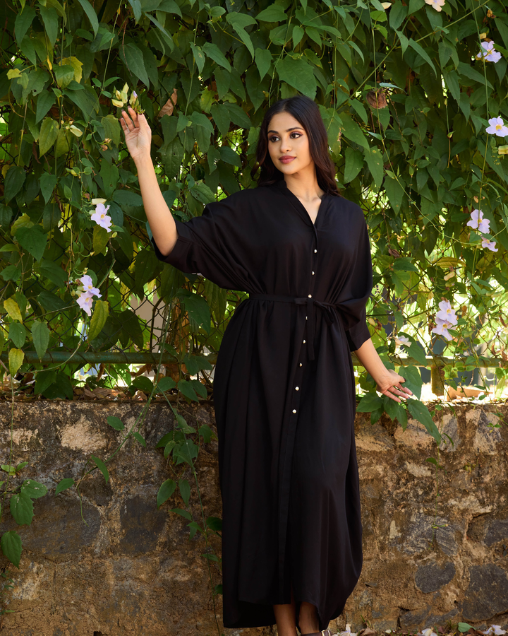 ANALIA BLACK MAXI DRESS