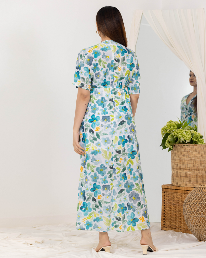 BOHEMIAN PRINTED DRESS