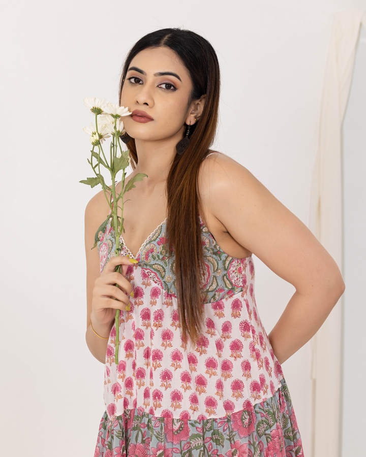 KIA FLORAL MIX DRESS