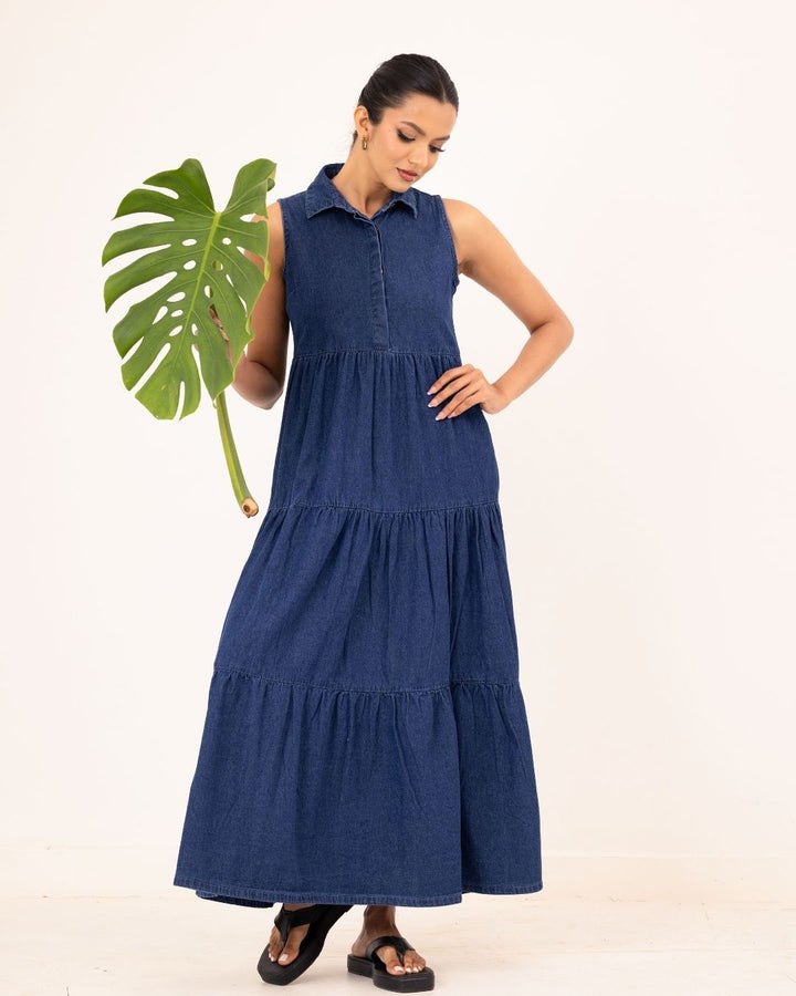 LESHIA TIERED MAXI DRESS