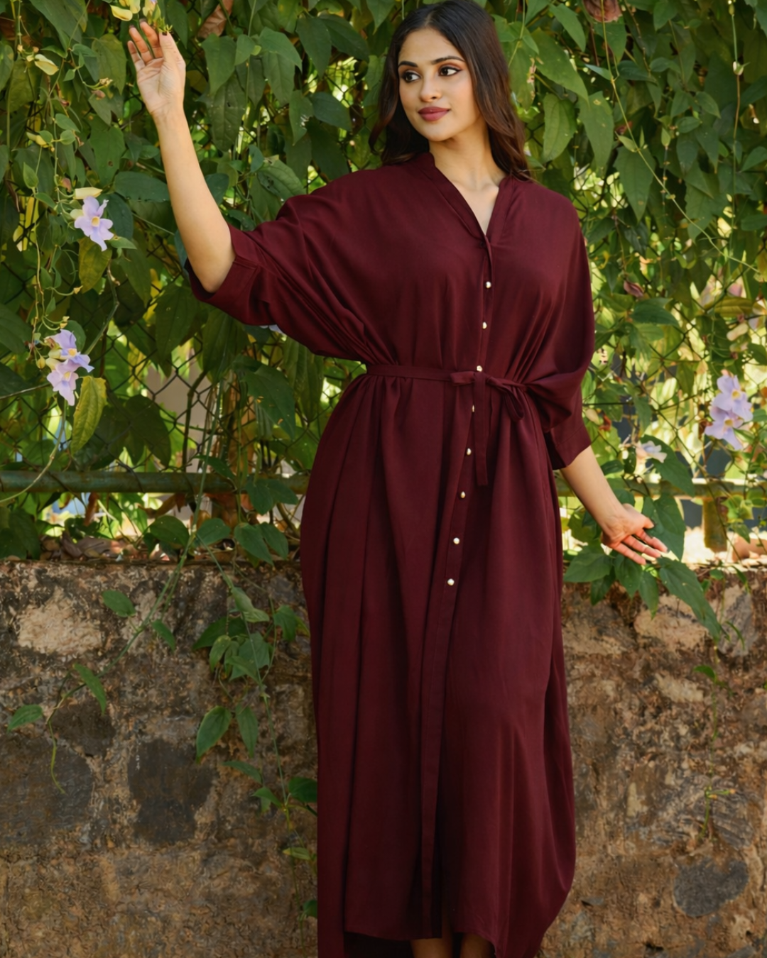 ANALIA RED MAXI DRESS
