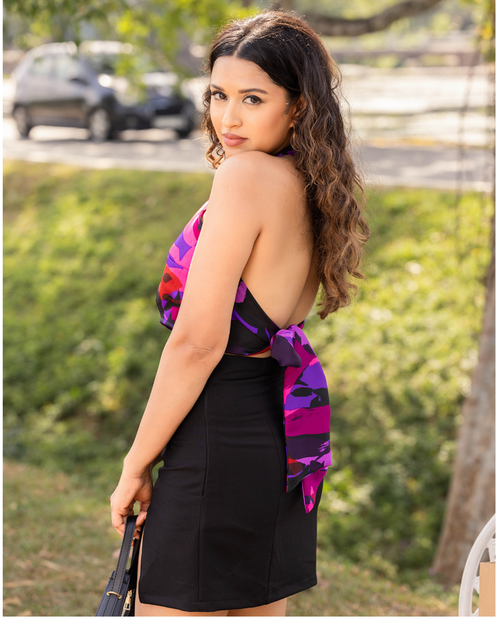 LYLA MINI BLACK SKIRT
