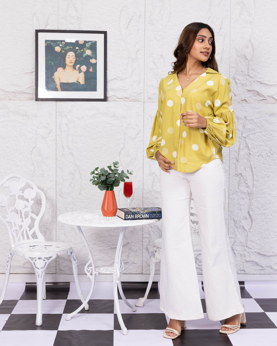 VIOLA BALLOON SLEEVE TOP