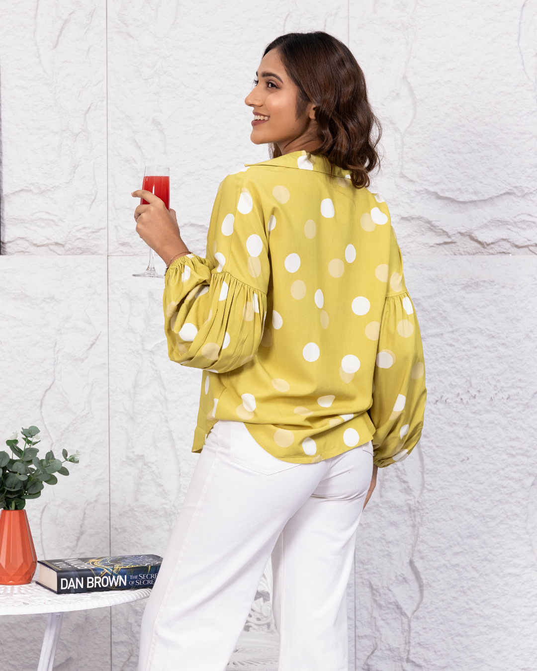 VIOLA BALLOON SLEEVE TOP