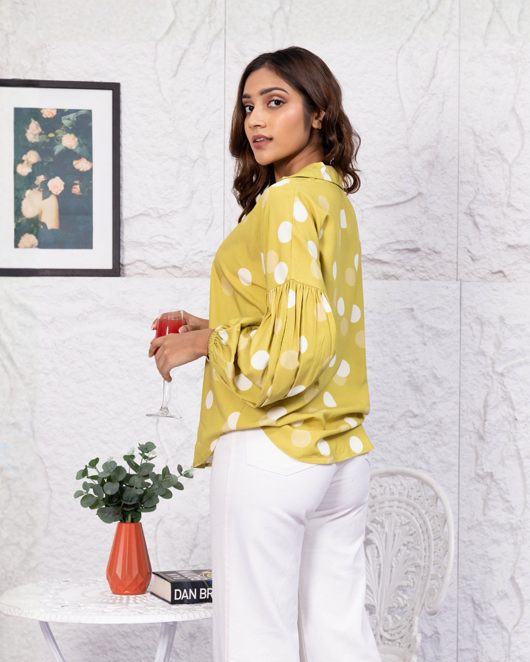 VIOLA BALLOON SLEEVE TOP