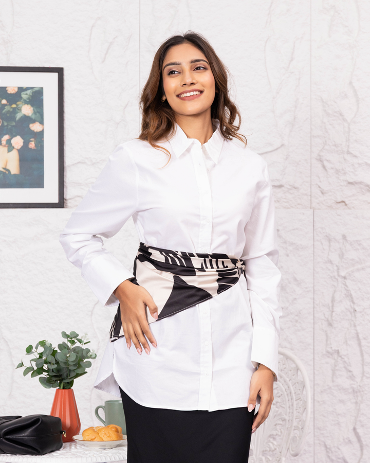 RIYA SOFT TOUCH WHITE SHIRT