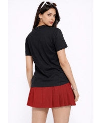 BLACK ALWAYS ROCK TEE