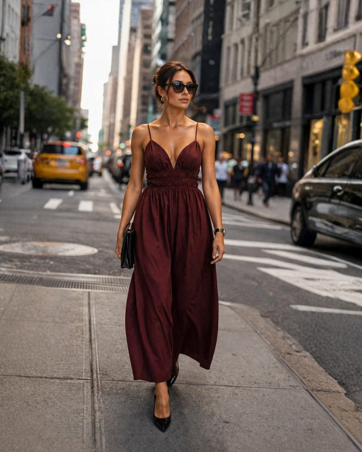AERITH MAXI STRAP DRESS
