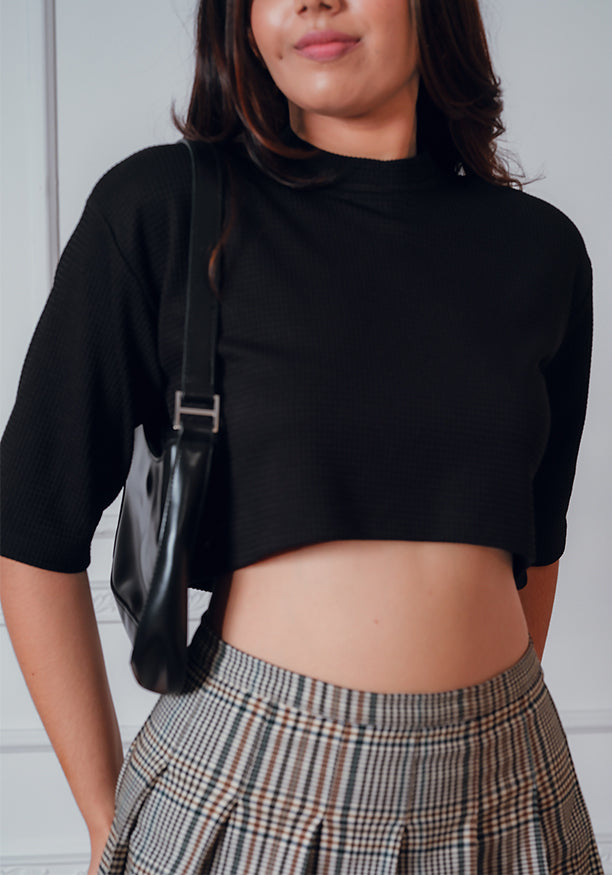 WAFFLE BLACK TOP