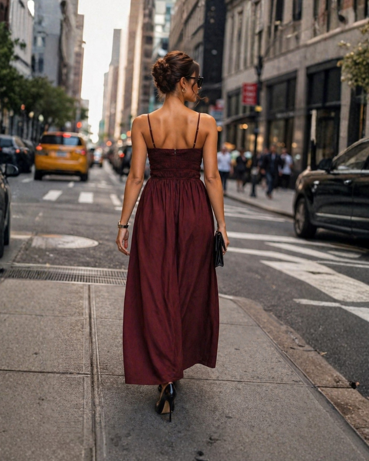 AERITH MAXI STRAP DRESS