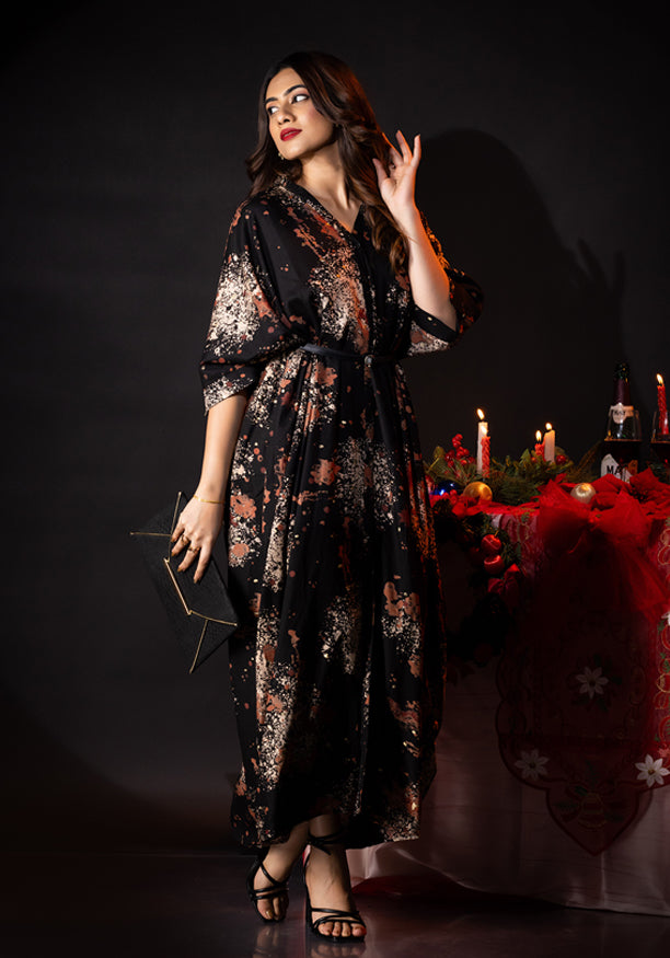 ANALIA BLACK SHORT DRESS