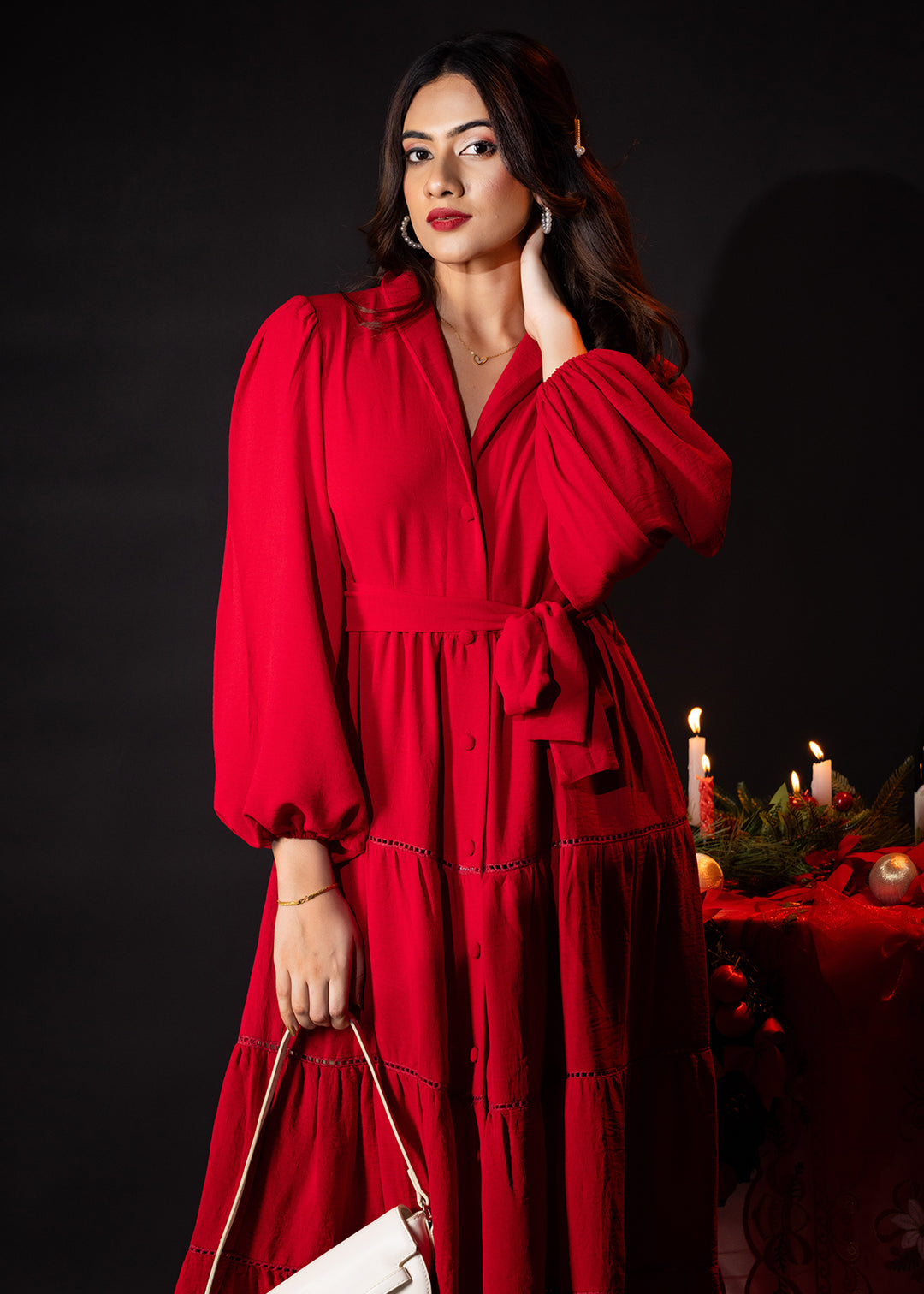 CEFALO CHIC RED DRESS