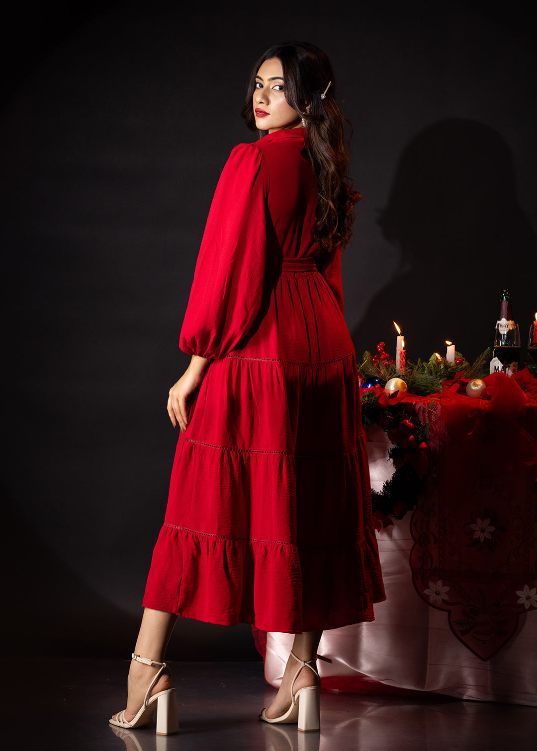 CEFALO CHIC RED DRESS