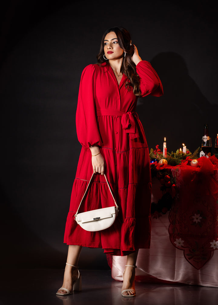CEFALO CHIC RED DRESS