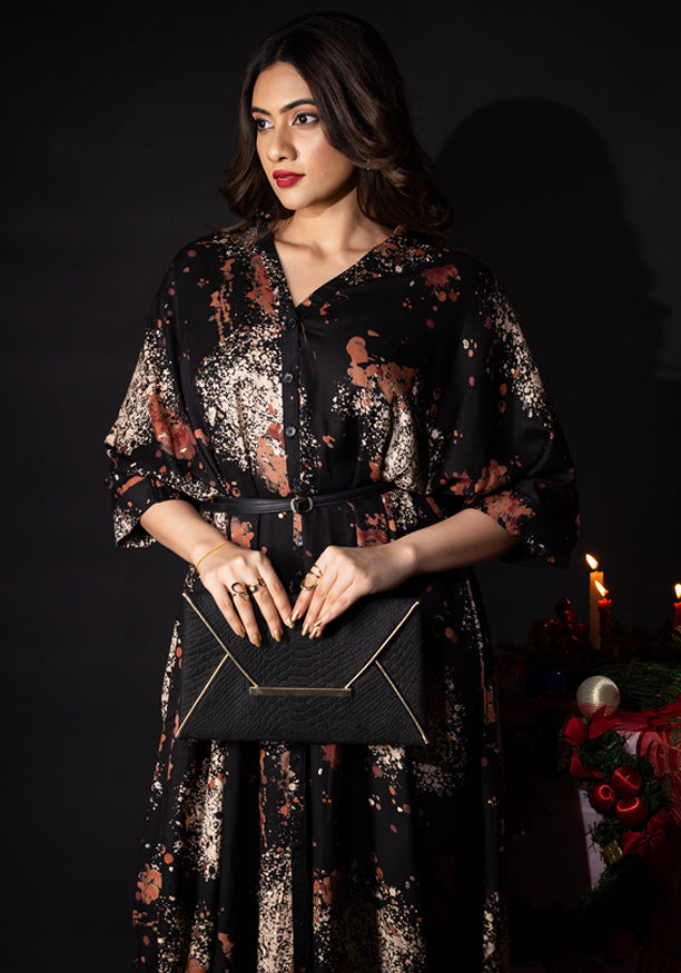 ANALIA BLACK SHORT DRESS