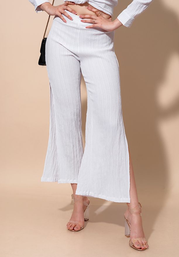 MIRA WHITE BAGGY PANT