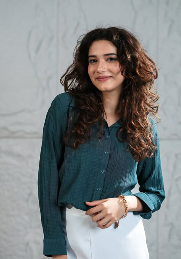 FRANCA FRONT TIE UP BLOUSE