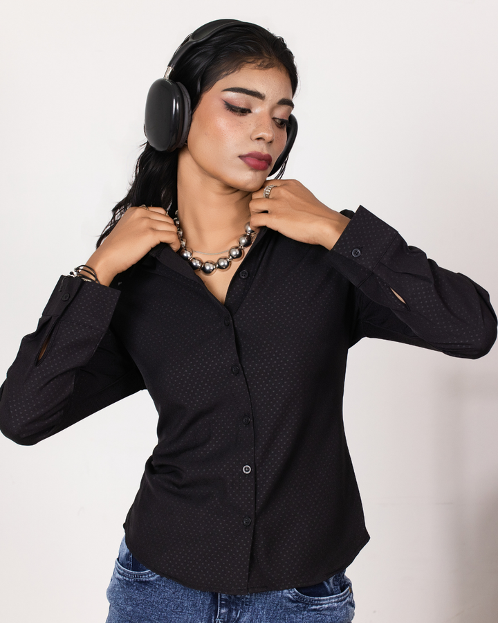 KYLIE SHIRT WITH CORSET BACK