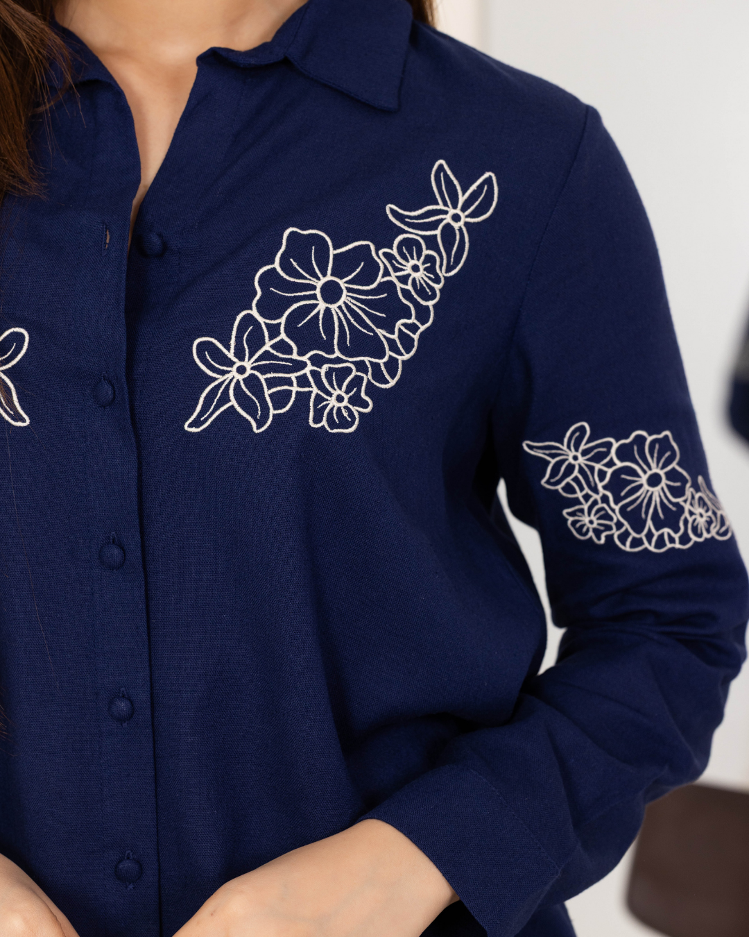 HAZEL EMB BLOUSE