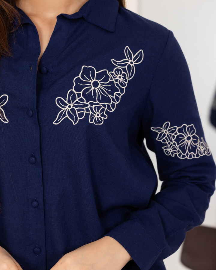 HAZEL EMB BLOUSE