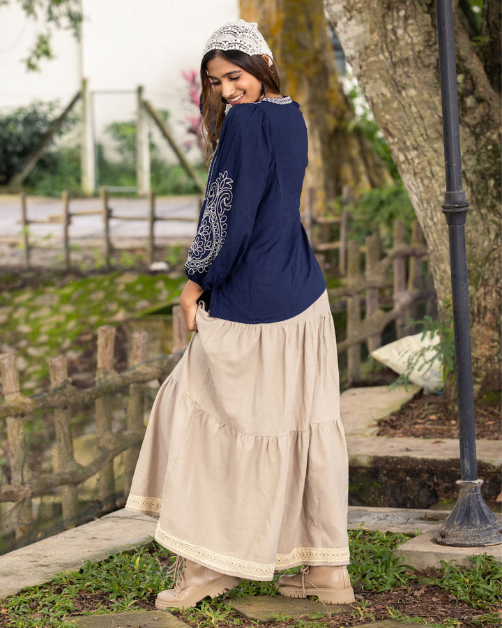 ARABELLA EMBROIDERED BLOUSE