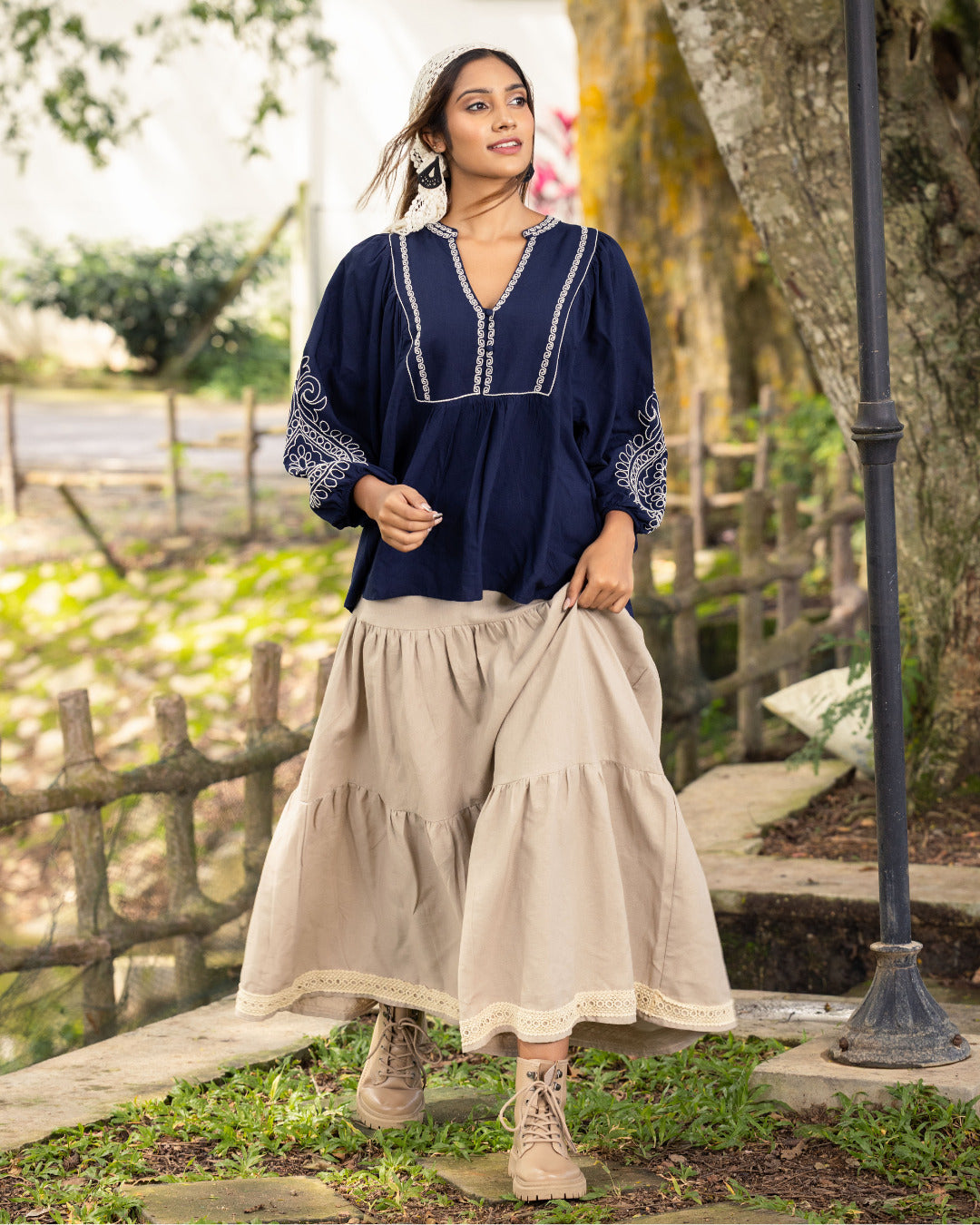 ARABELLA EMBROIDERED BLOUSE
