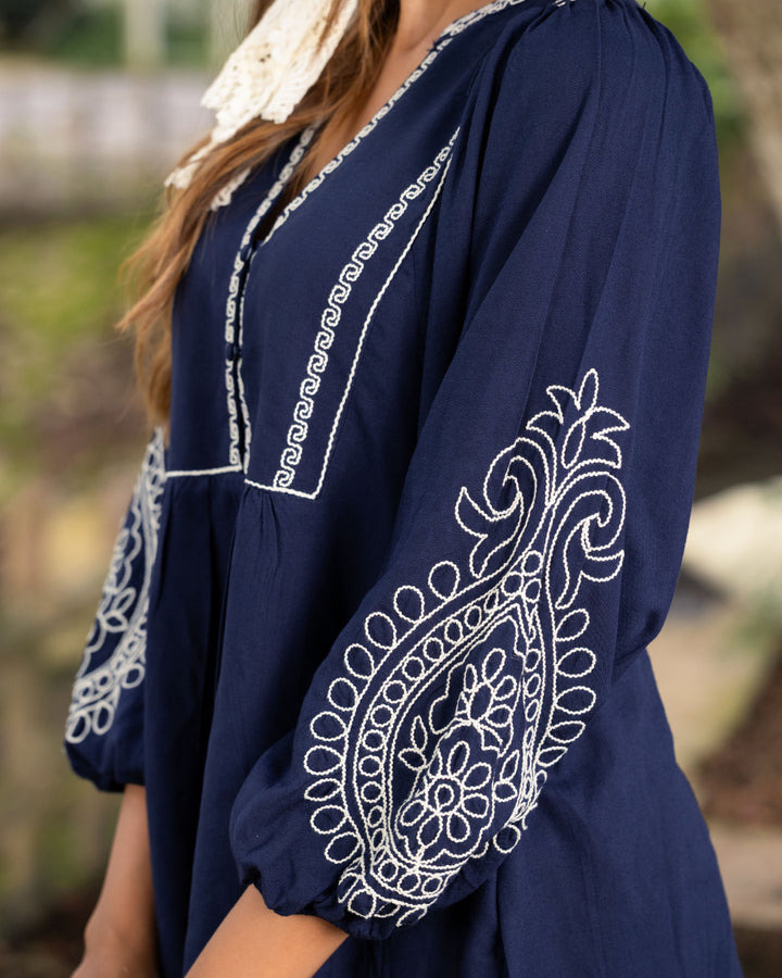 ARABELLA EMBROIDERED BLOUSE