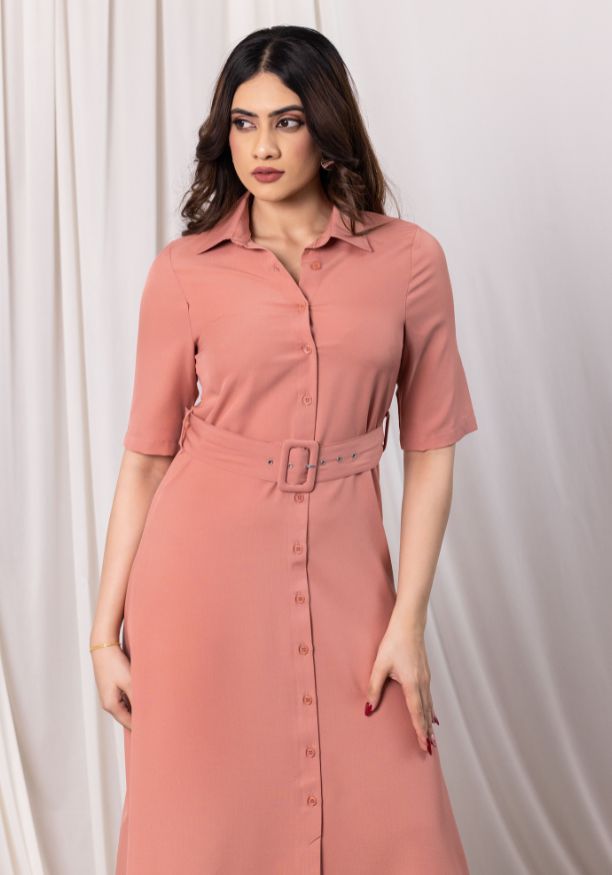 FLORA FLORAL PINK DRESS