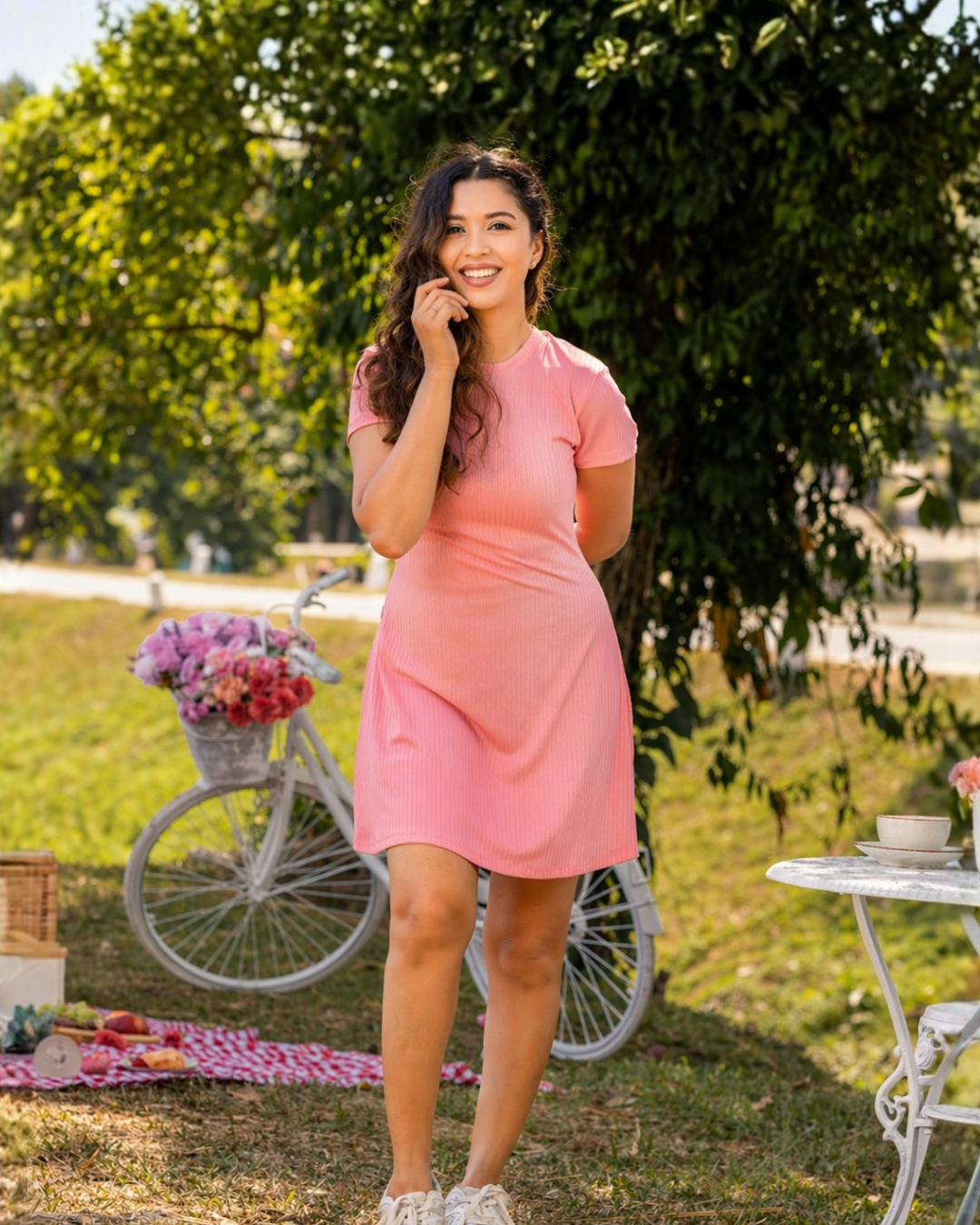 ERIN SHORT SLEEVE KNIT DRESS