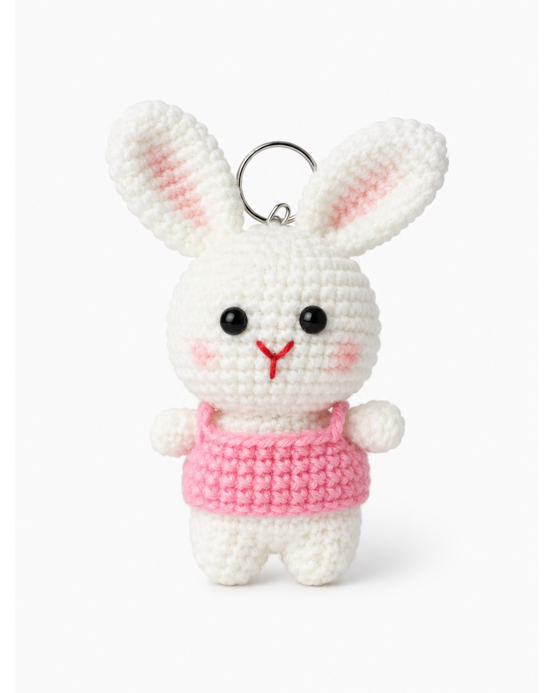 BELLA BUNNY CROCHET KEY CHAIN