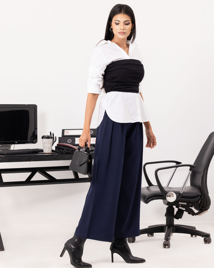 ELINA BLACK OFFICE PANT