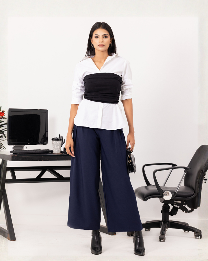 ELINA BLACK OFFICE PANT