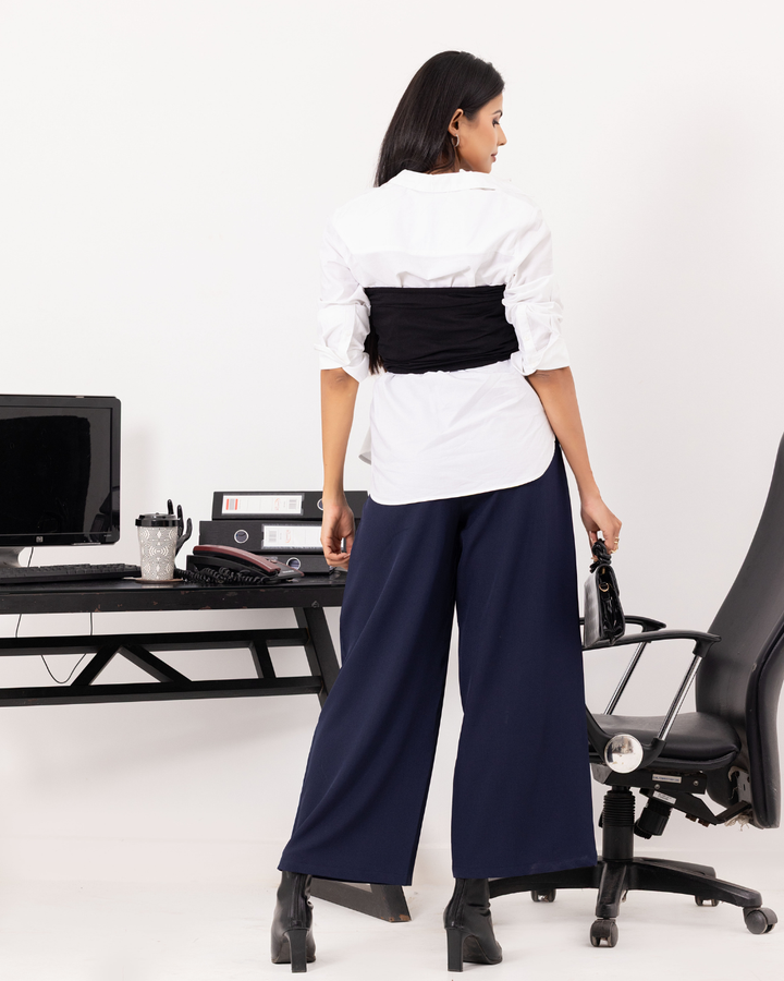 ELINA BLACK OFFICE PANT