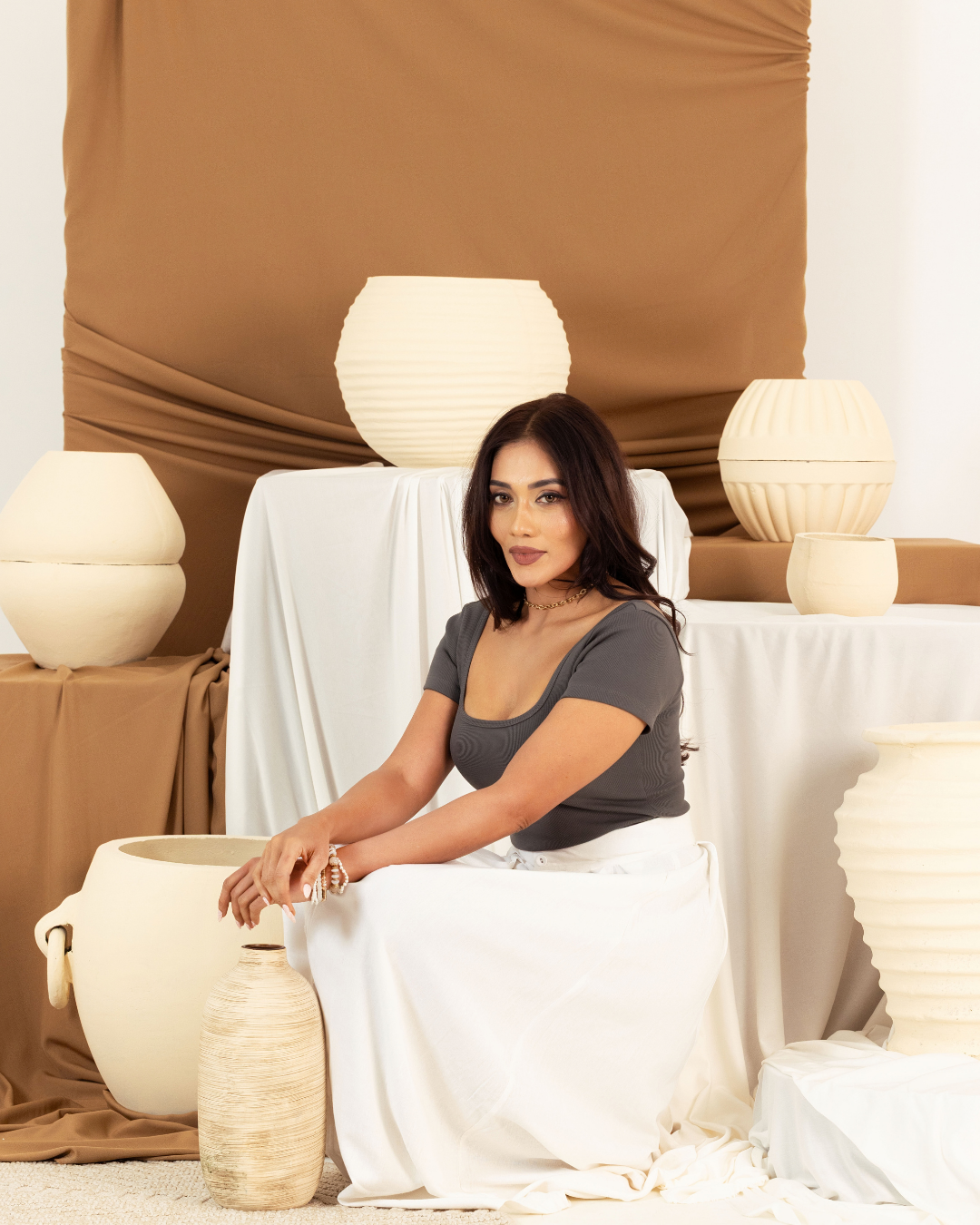 CLEORA ASH RIB TOP