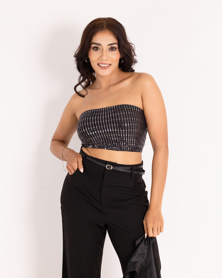 MIONA BLACK TUBE TOP
