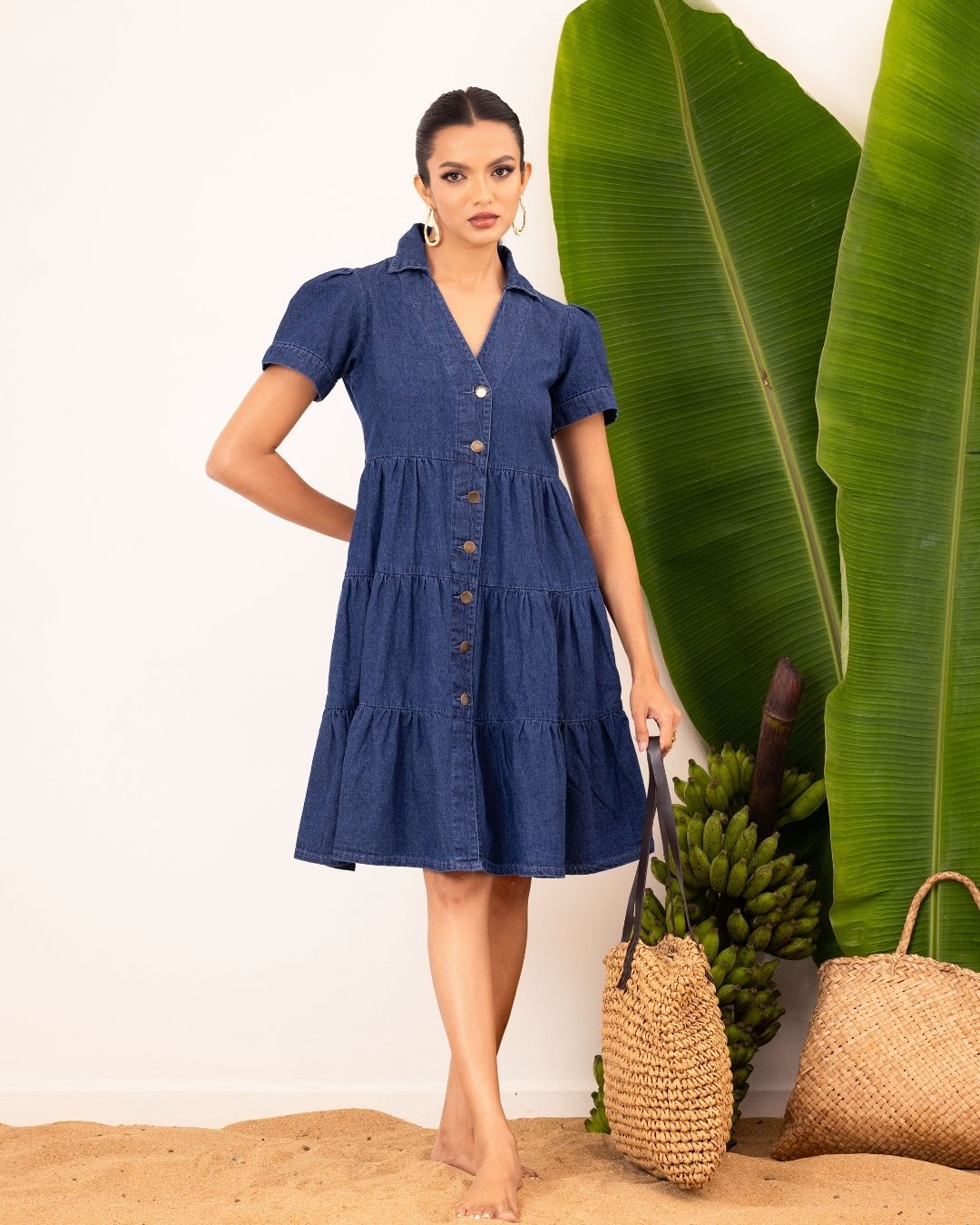 MILANA TIERED SHORT DRESS