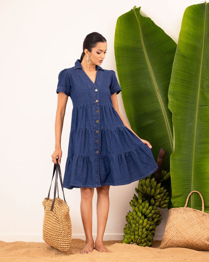 MILANA TIERED SHORT DRESS
