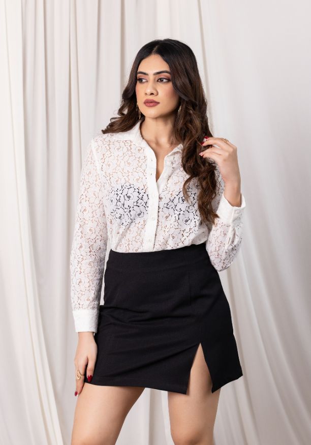 LYLA MINI BLACK SKIRT