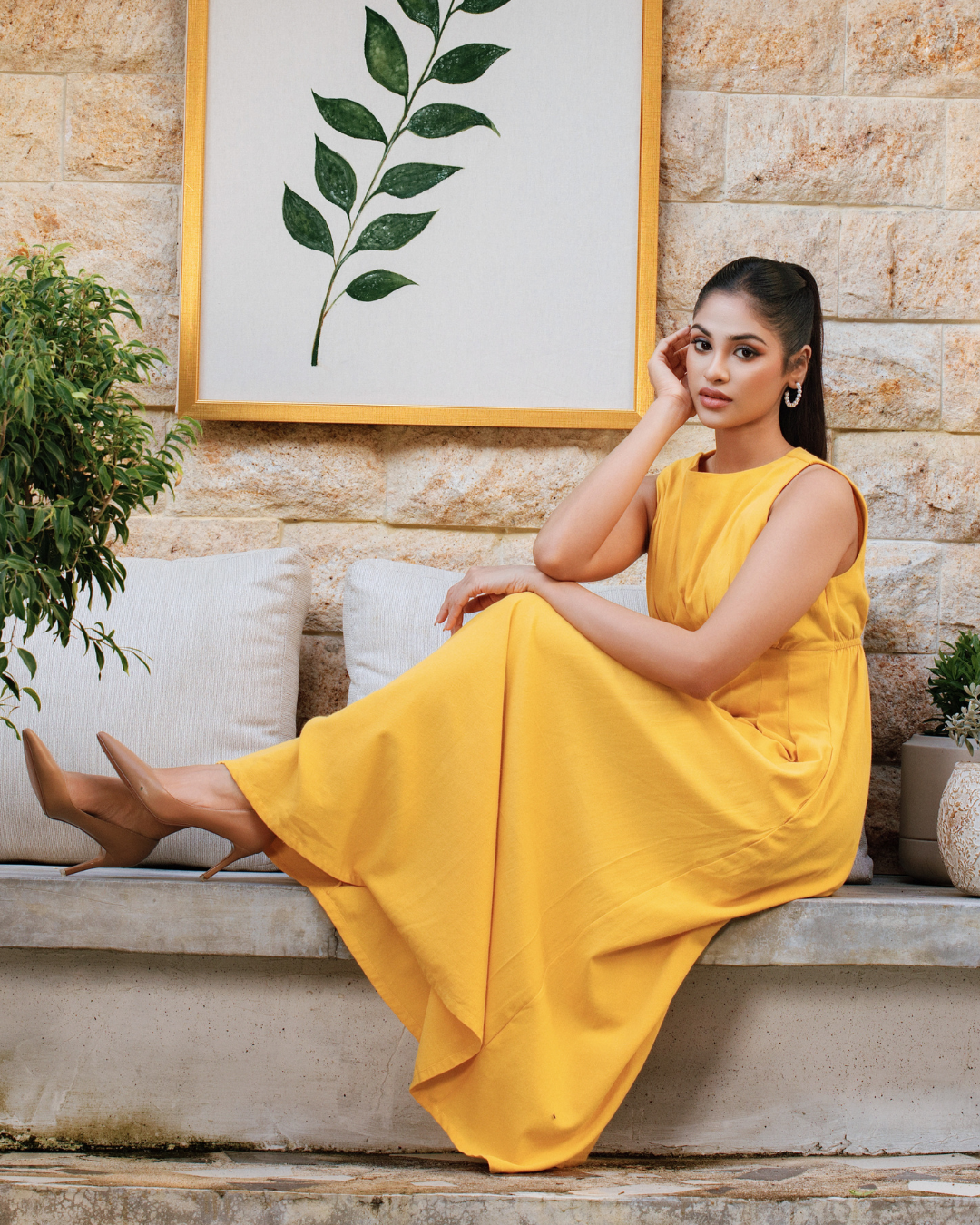 NAYRA YELLOW MAXI DRESS