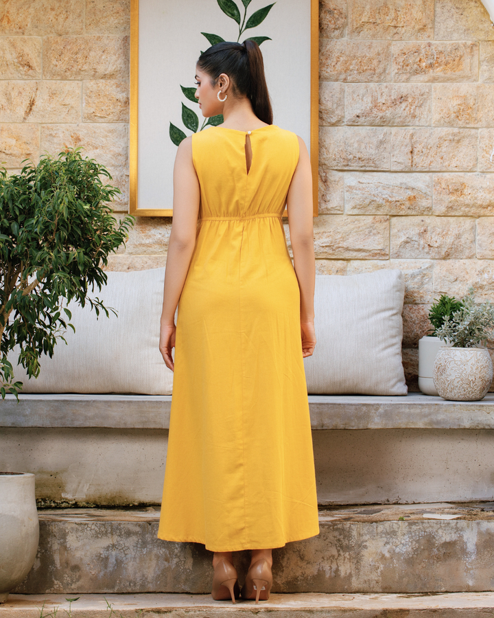 NAYRA YELLOW MAXI DRESS