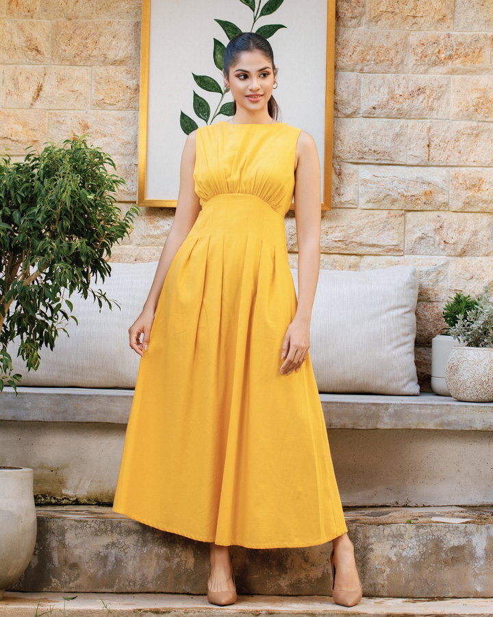 NAYRA YELLOW MAXI DRESS