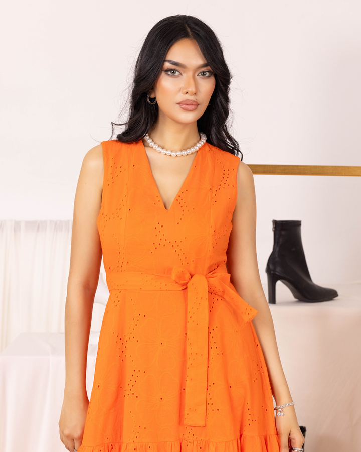 MAIELLA V NECK MAXI DRESS