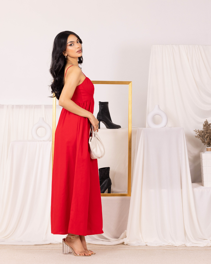 RAVA RED MAXI DRESS