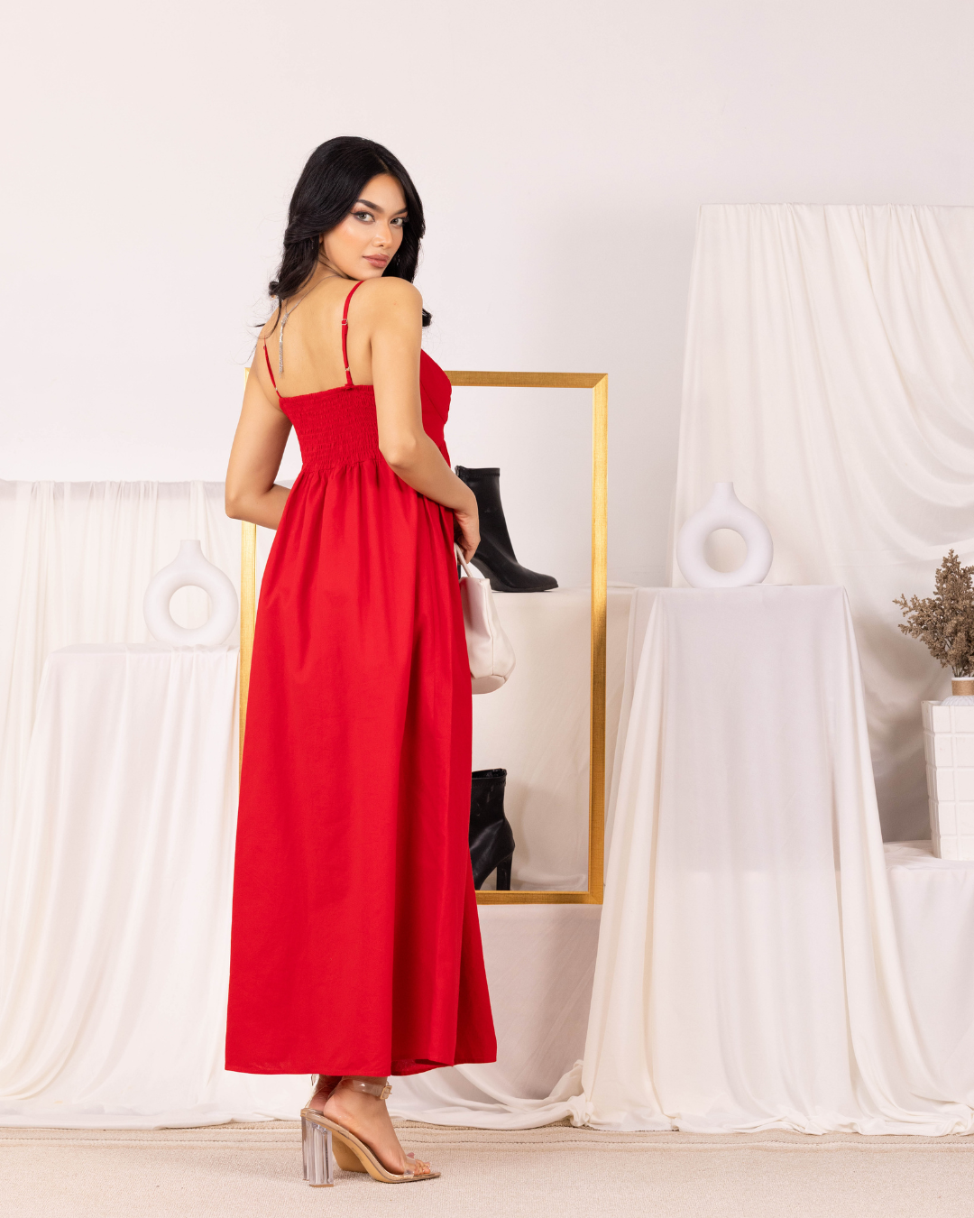 RAVA RED MAXI DRESS